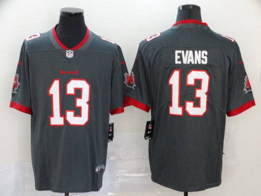 Men's Tampa Bay Buccaneers Mike Evans #13 Gray Game Jersey1