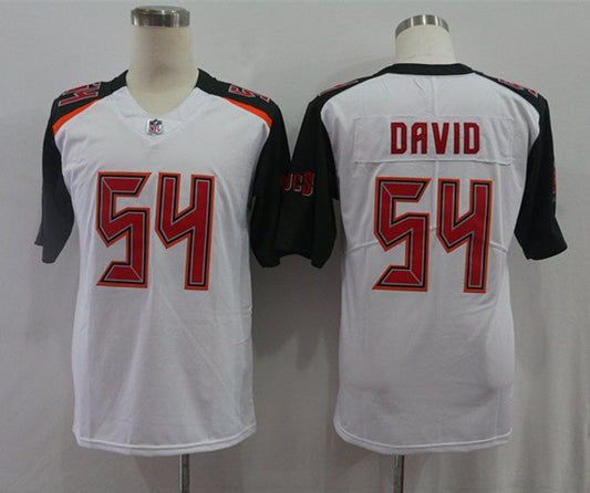 Men's Tampa Bay Buccaneers Lavonte David #54 White Game Jersey1