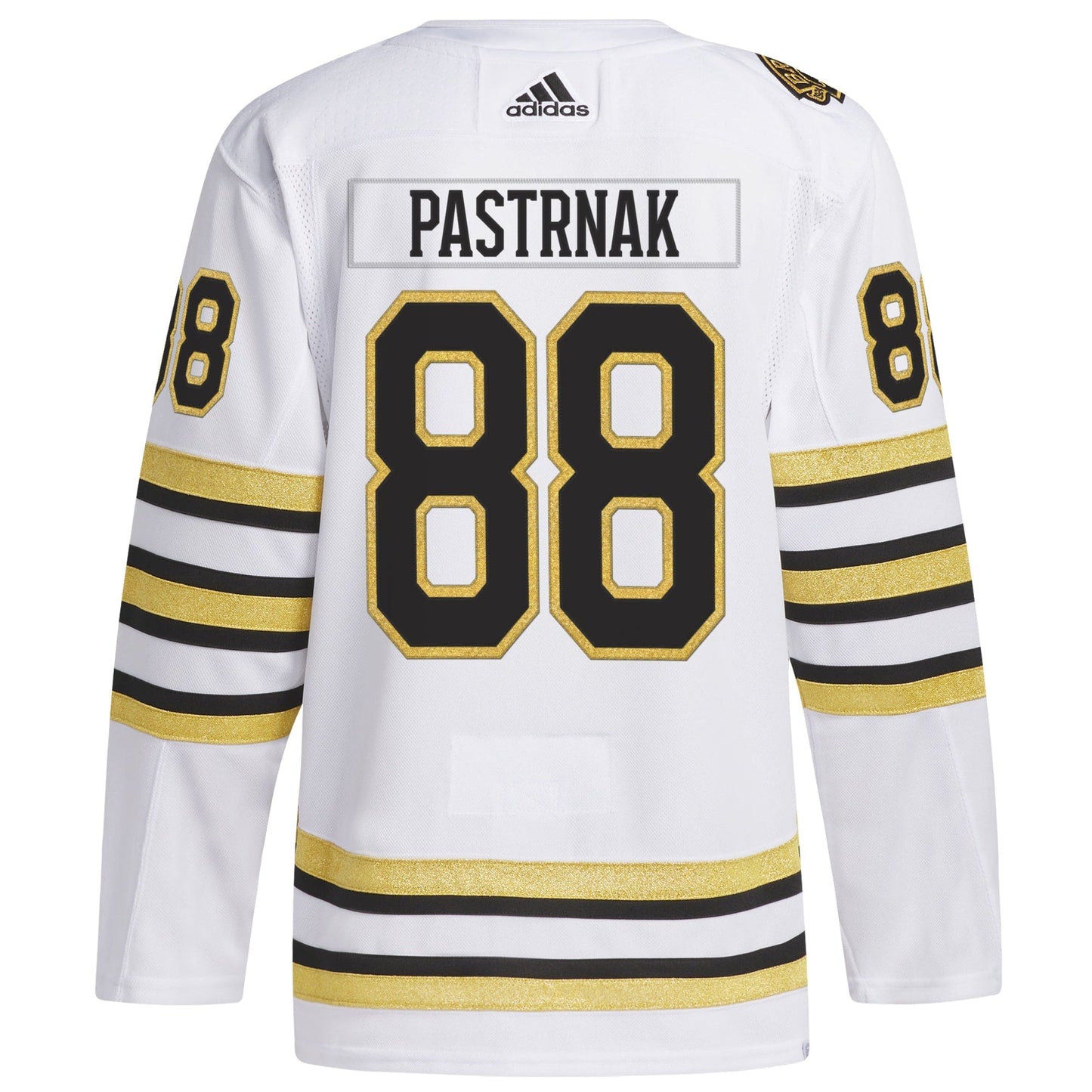 David Pastrnak Boston Bruins   Primegreen 100th Anniversary   Jersey - White