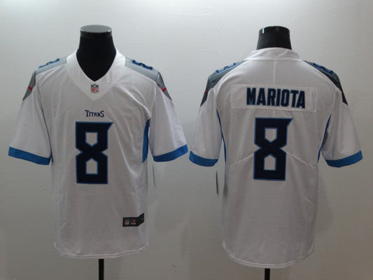 Men's Tennessee Titans Marcus Mariota #8 White Game Player Jersey1