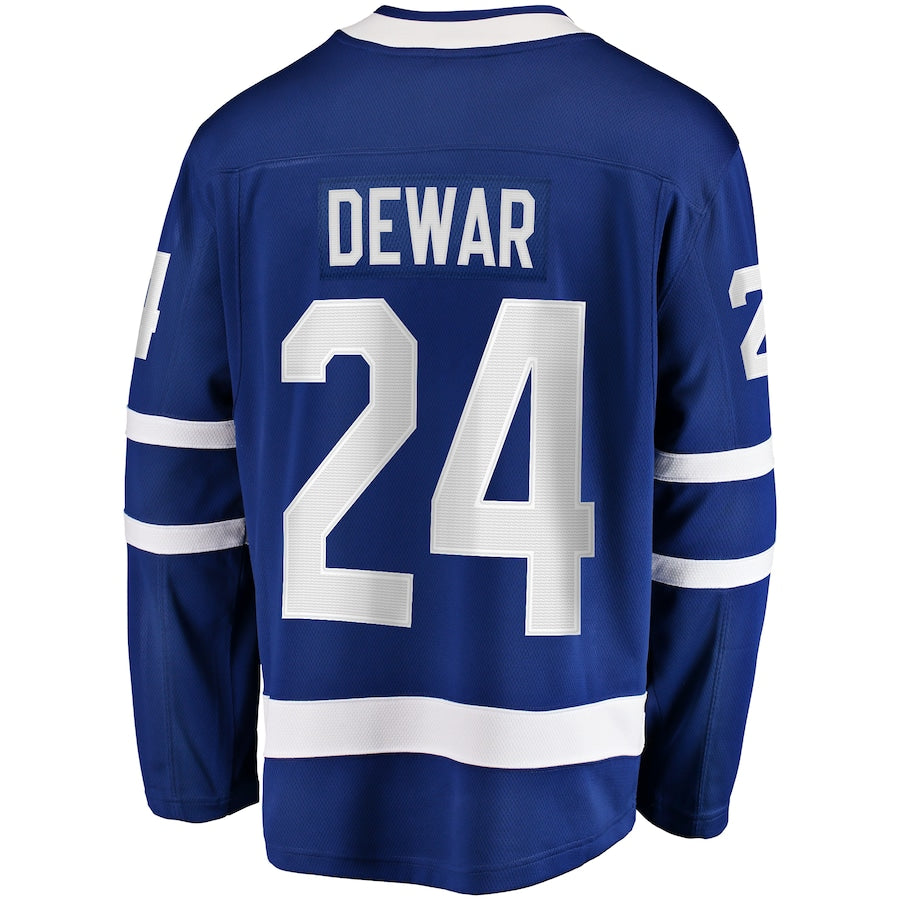Connor Dewar Toronto Maple Leafs  Home Premier Breakaway  Jersey - Blue