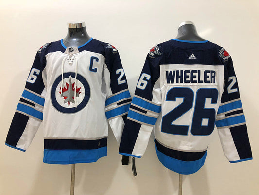 Men's Winnipeg Jets Blake Wheeler #26 White Player Game Jersey1