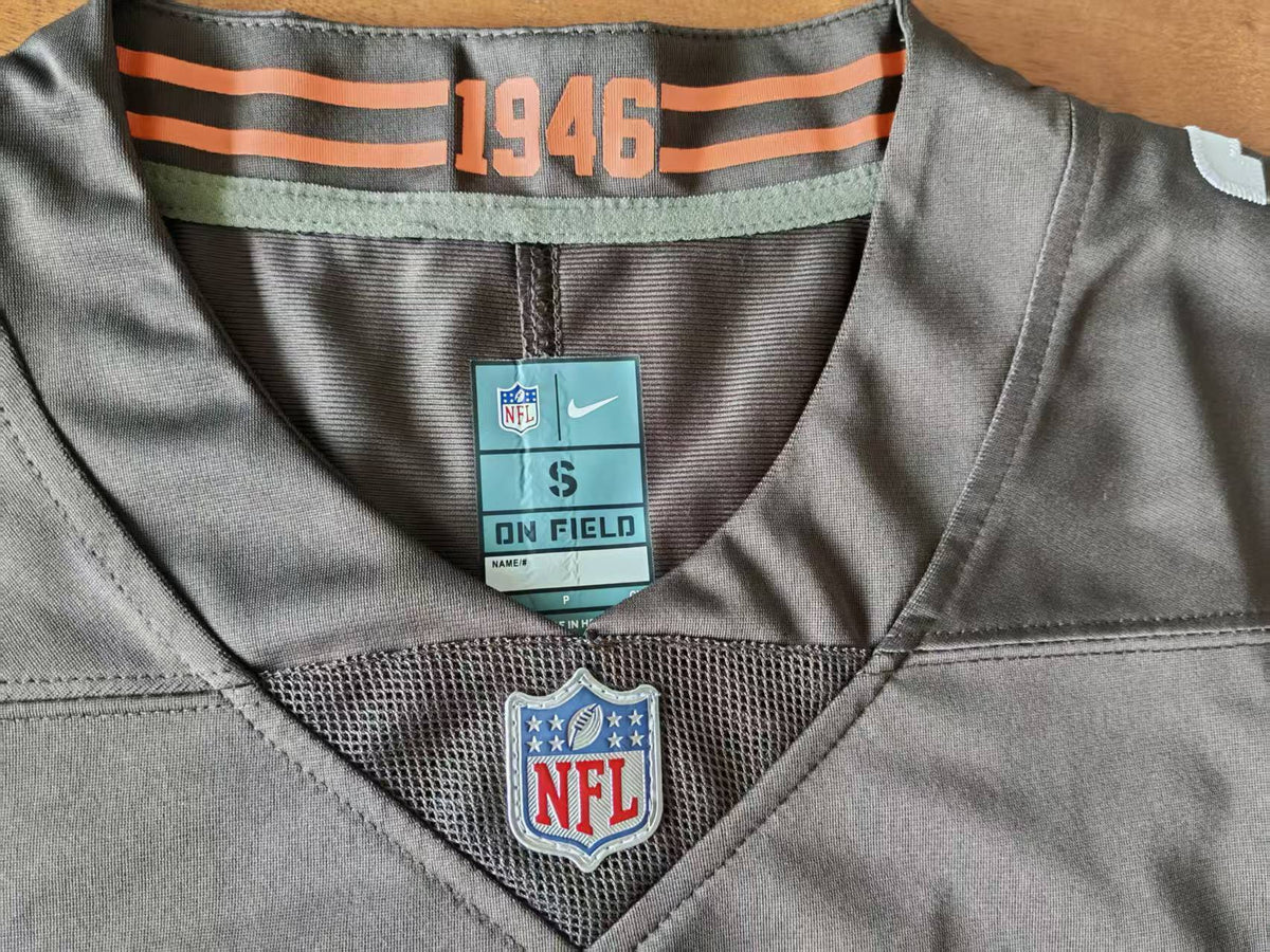 Men's Cleveland Browns Jerry Jeudy Jersey-Brown