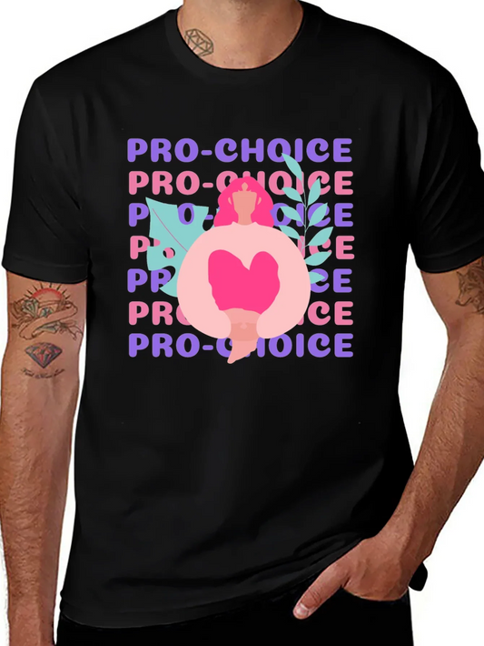 Pro-Choice Graphic T-Shirt - Black