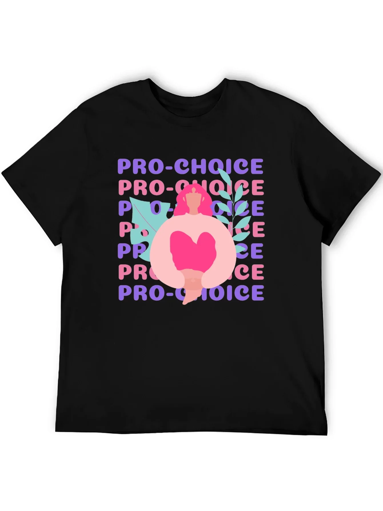 Pro-Choice Graphic T-Shirt - Black