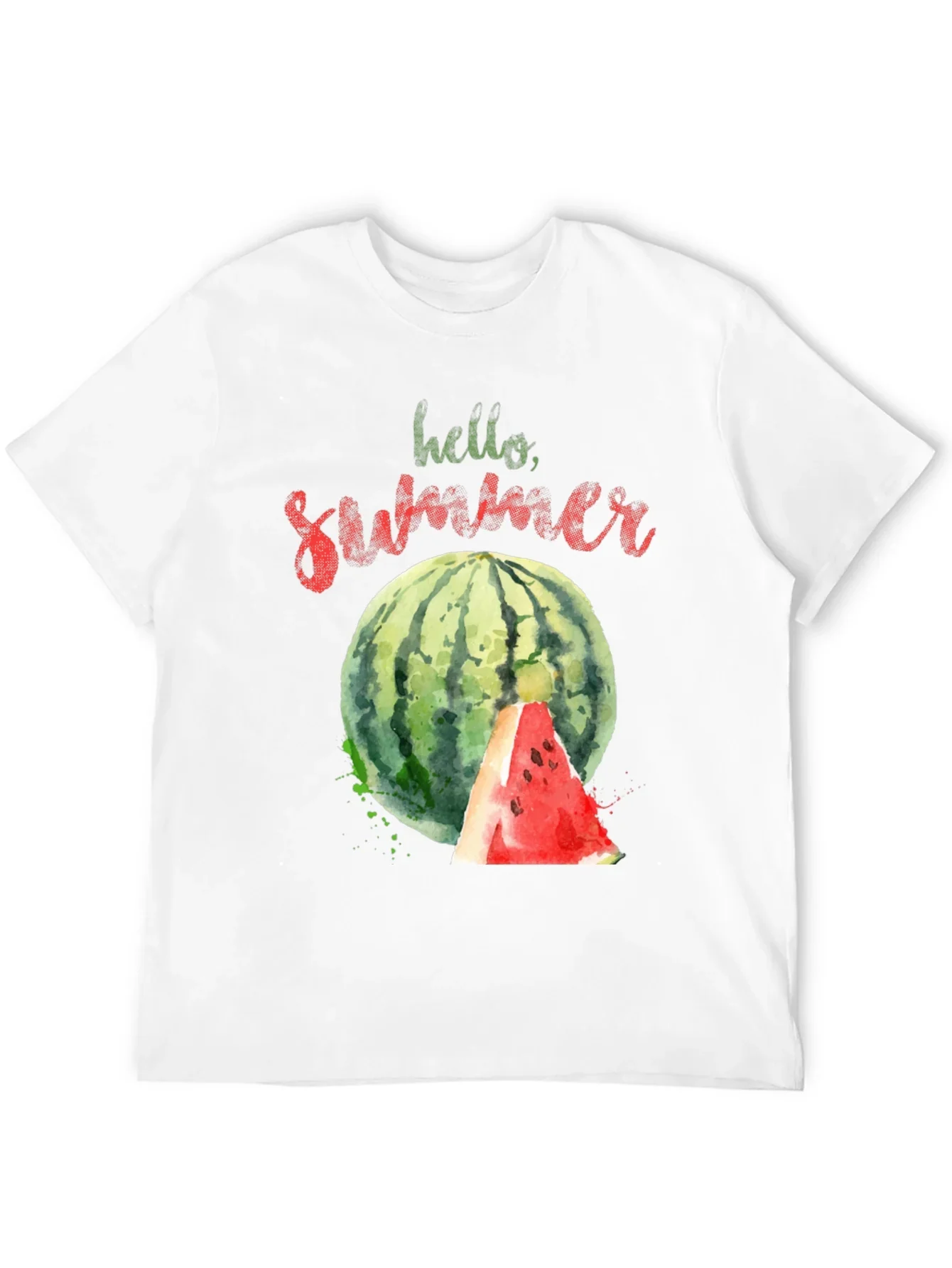 Hello Summer Watermelon Graphic Tee