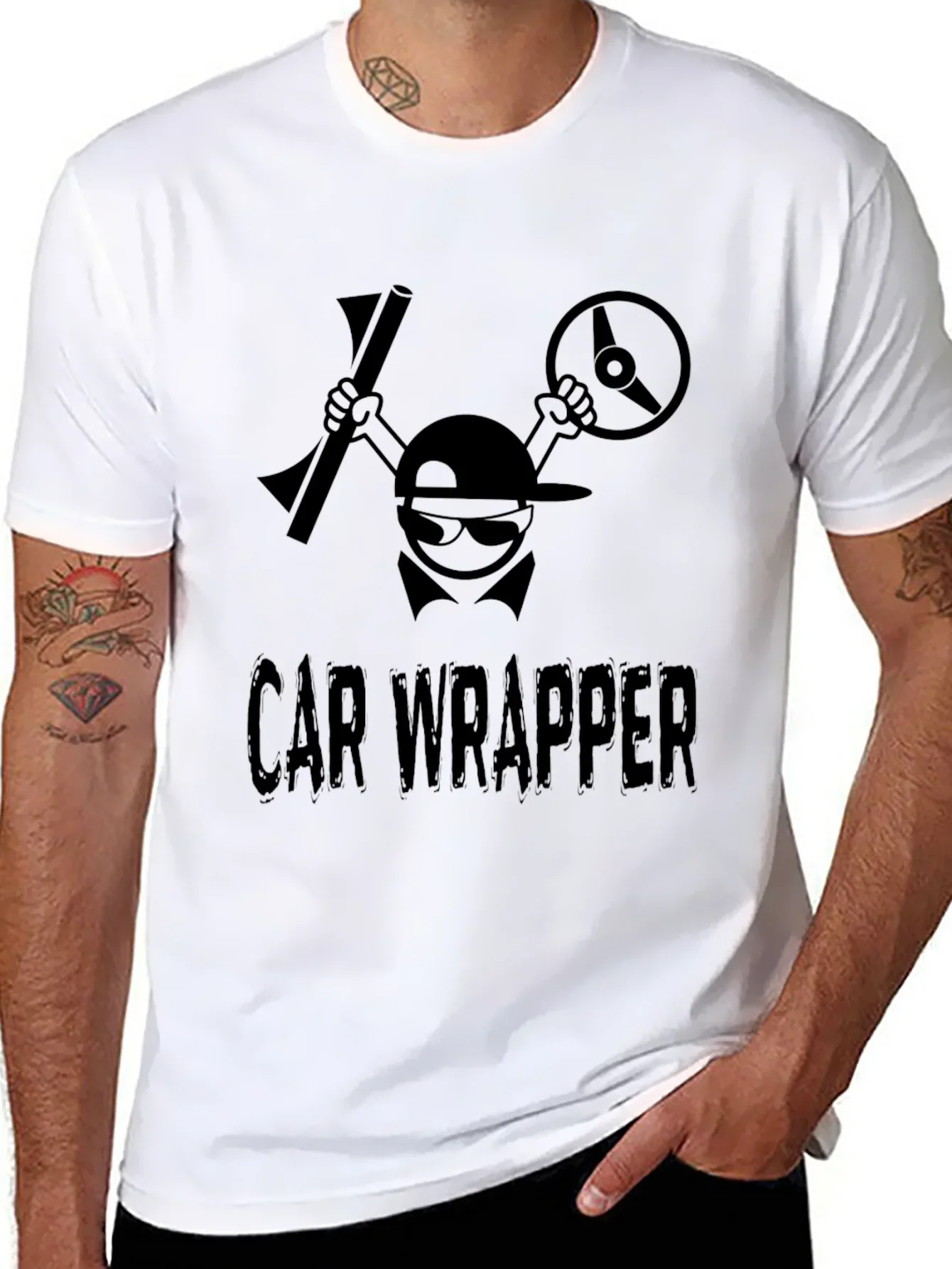 Car Wrapper Graphic Tee