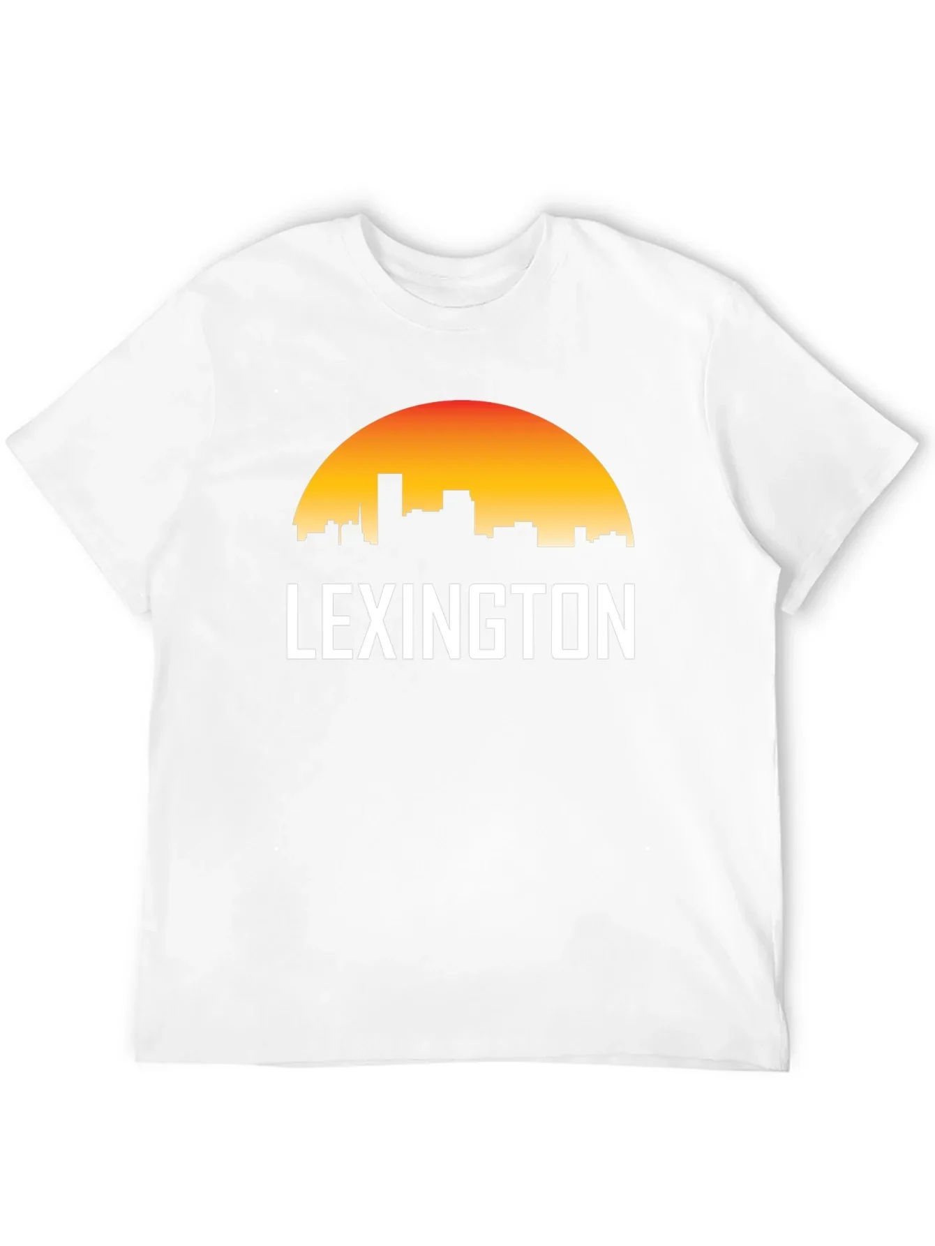 Lexington Skyline Graphic T-Shirt - Retro Sunset Tee