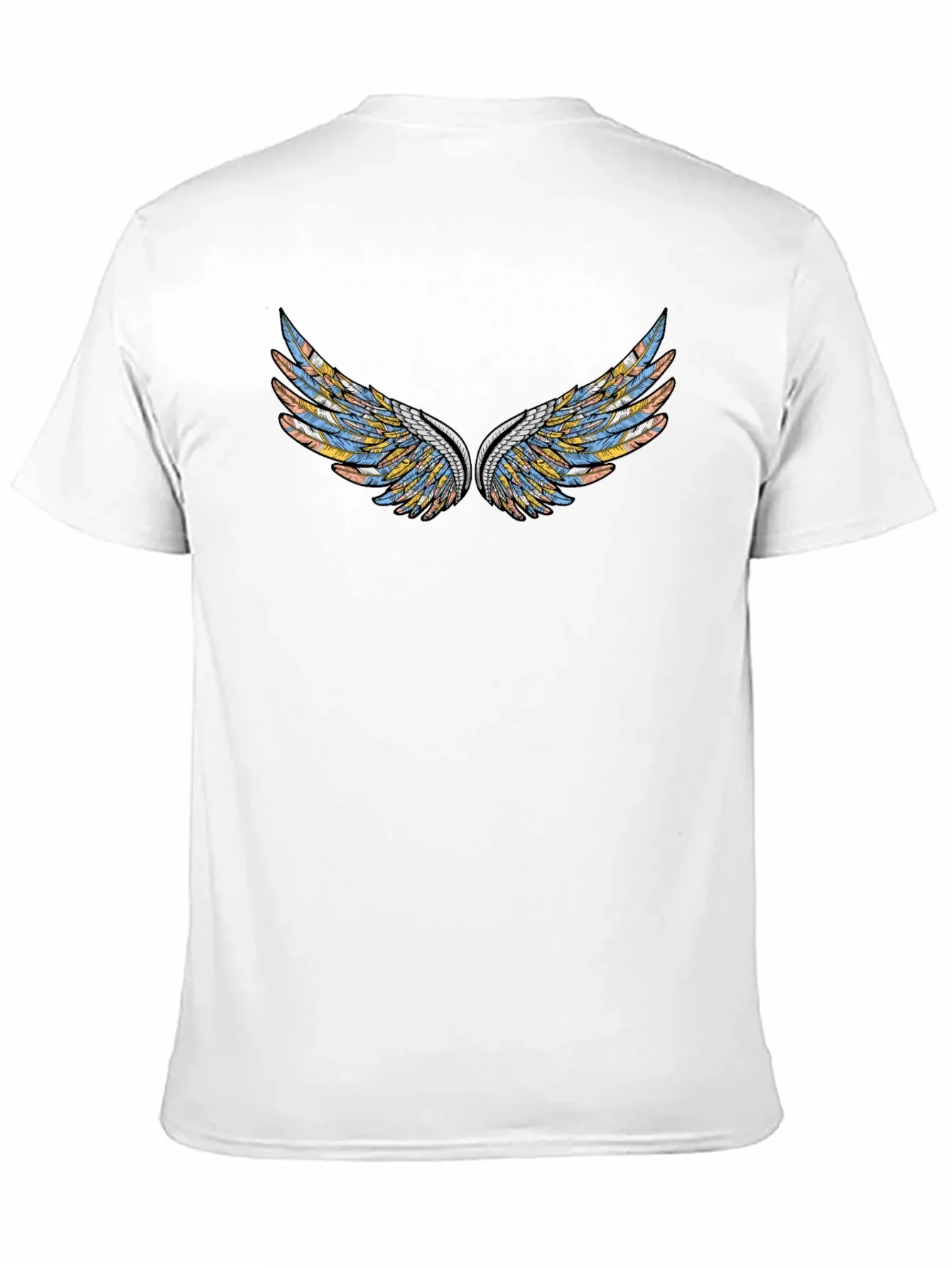 Wings Graphic Black T-Shirt