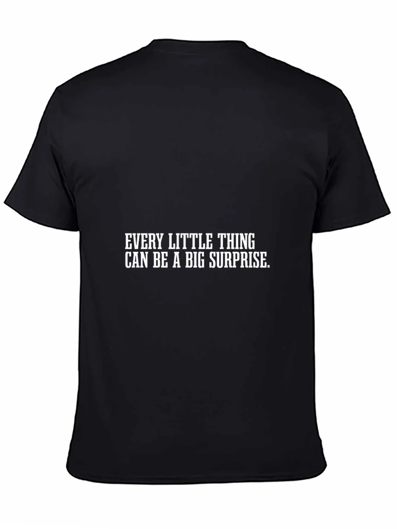 Surprise Graphic Tee - Mens Black T-Shirt