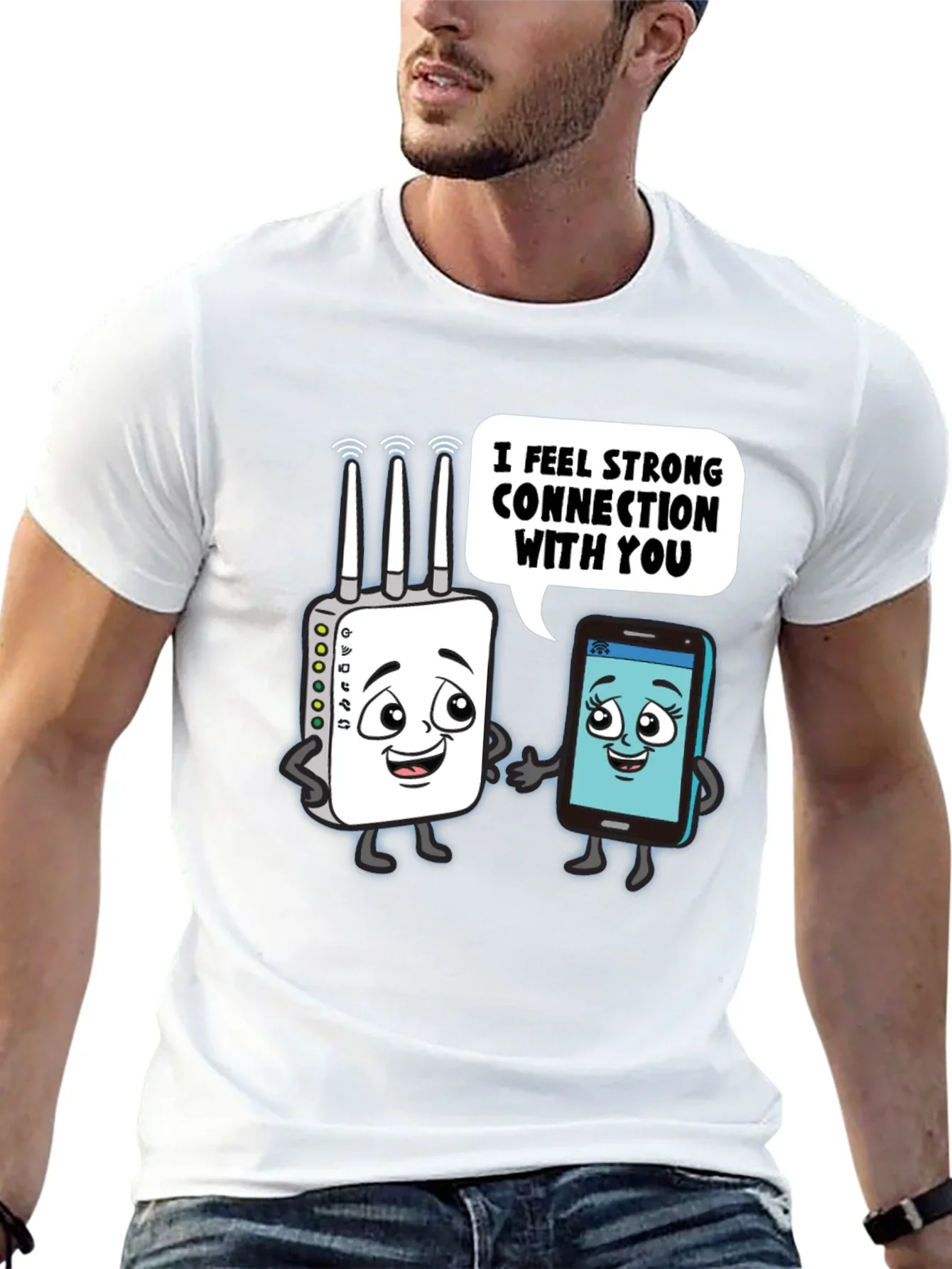 I Feel Strong Connection With You Graphic Tee