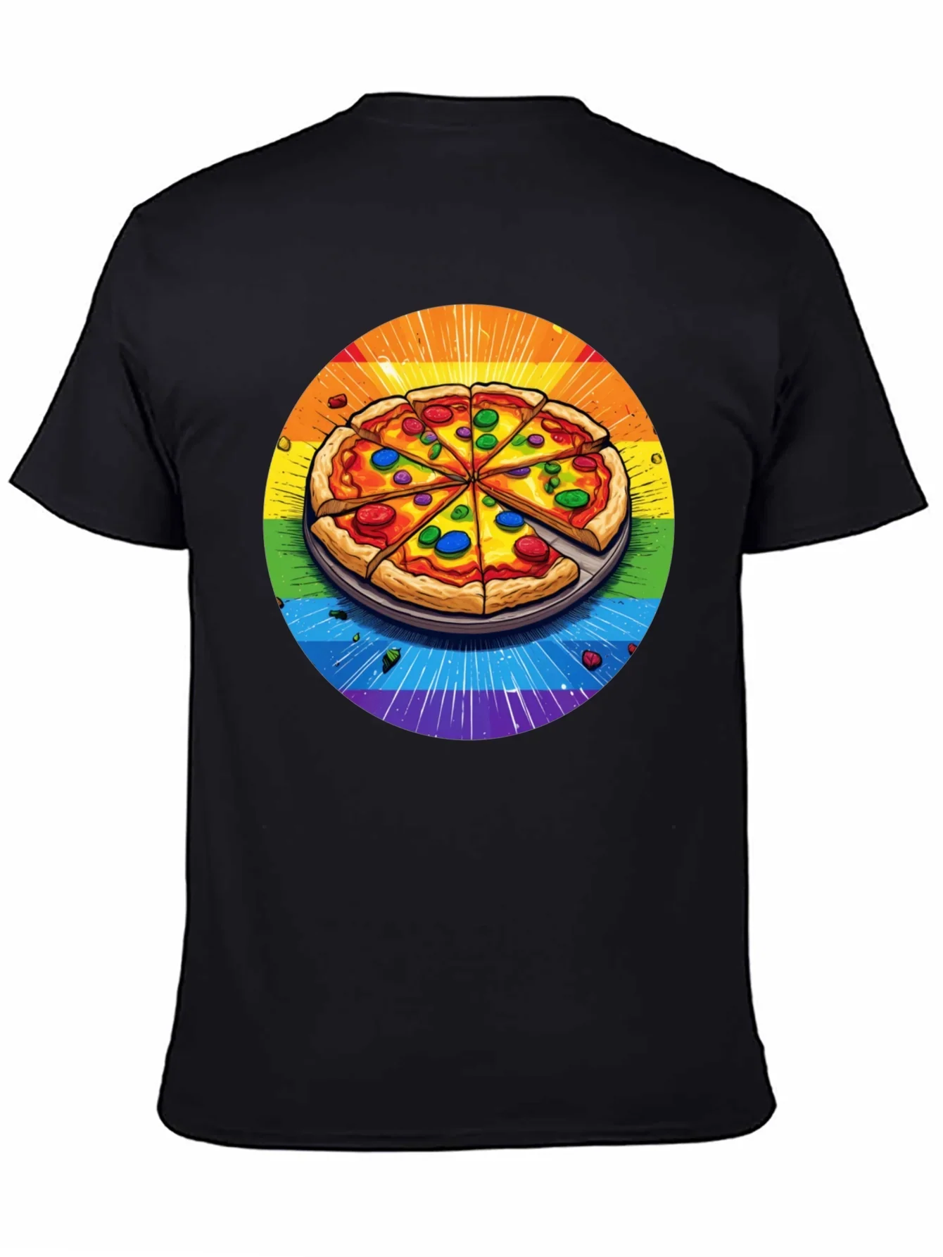 Rainbow Pizza T-Shirt