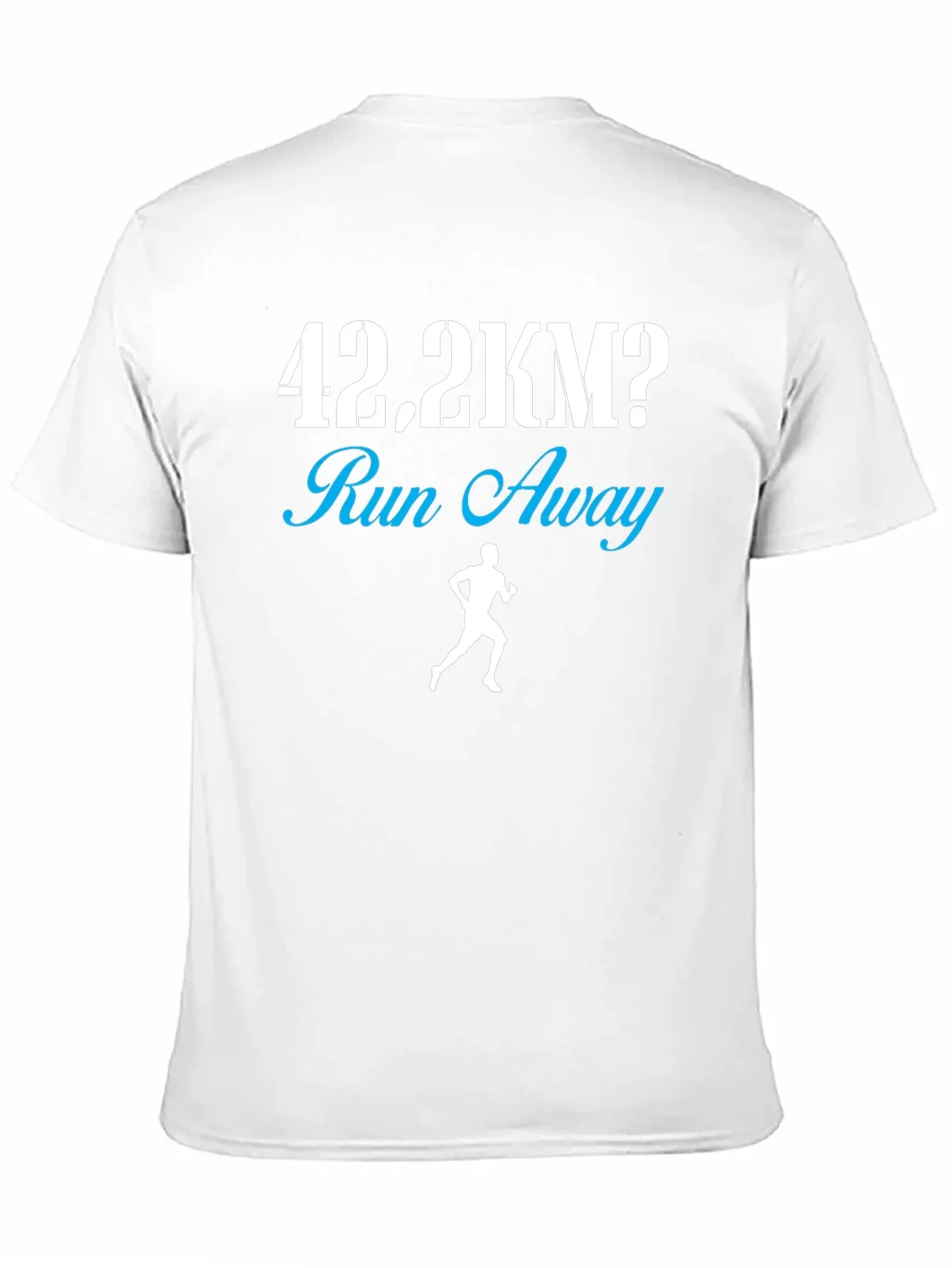 42.2KM Run Away Funny Marathon Runner T-Shirt