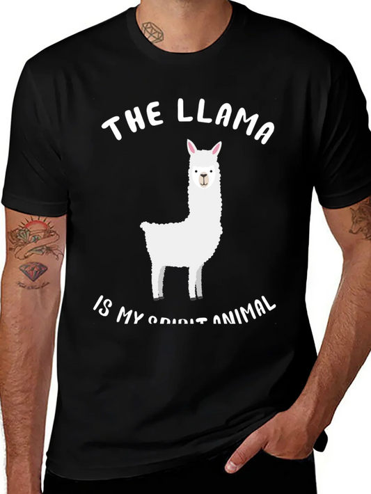 Llama Spirit Animal Graphic Tee