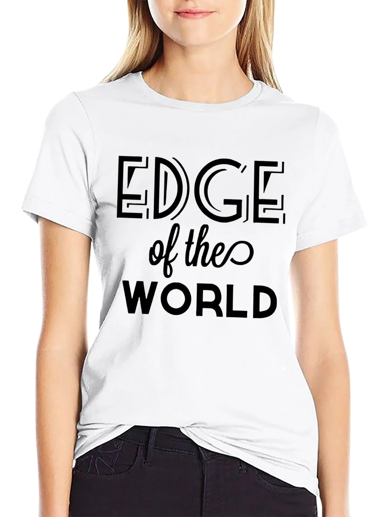 Edge of the World Black T-Shirt