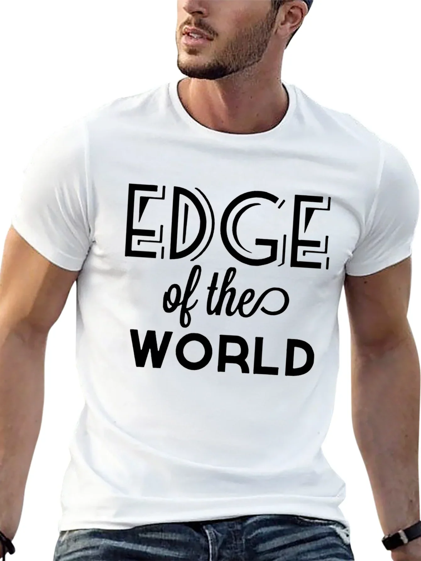 Edge of the World Black T-Shirt