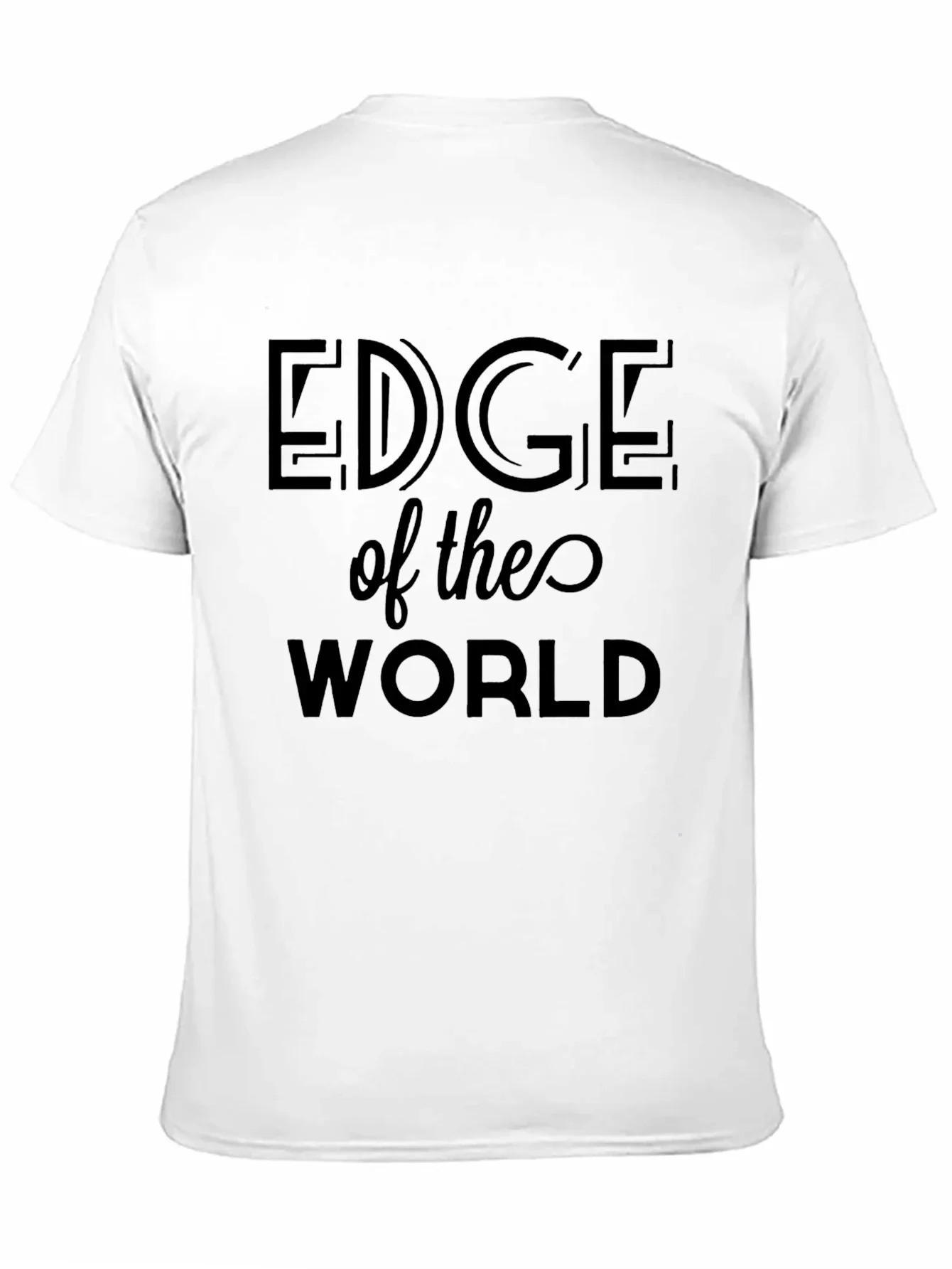 Edge of the World Black T-Shirt