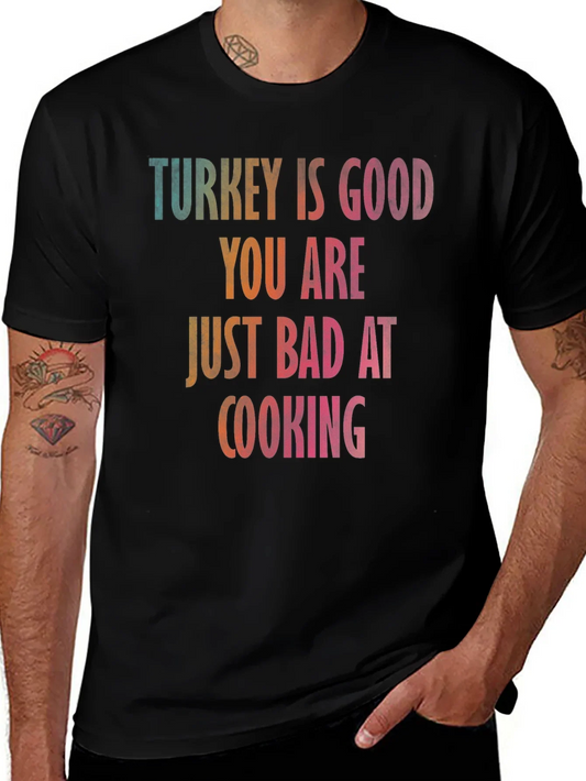 Funny Thanksgiving Turkey Cooking T-Shirt