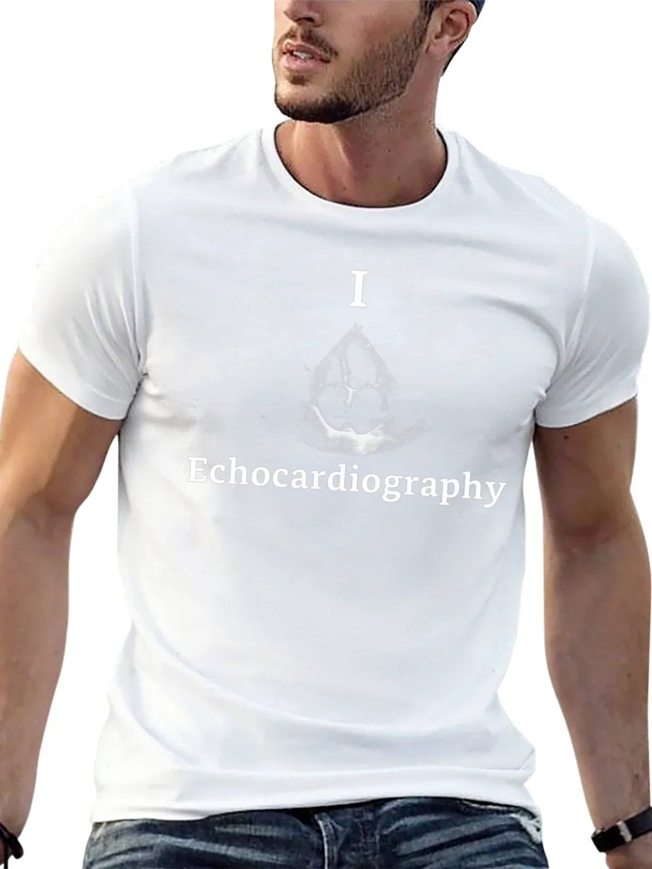 I Heart Echo T-Shirt - Medical Sonography Gift